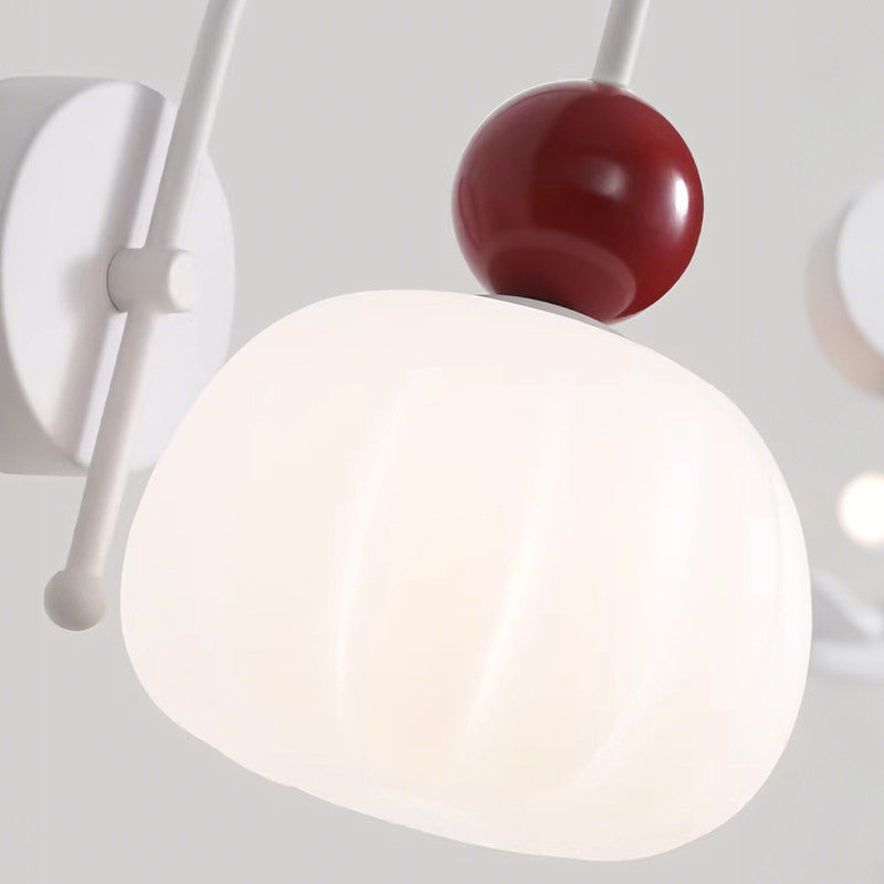 Eye-Comfort Full Spectrum Pumpkin Shape Wall Light, Natural Daylight Quality, No Flicker, 3CCT