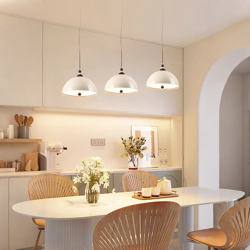 17 in. Eye-Comfort Full Spectrum LED  Bowl Shape Island Pendant, Natural Daylight Quality, No Flicker, 3CCT