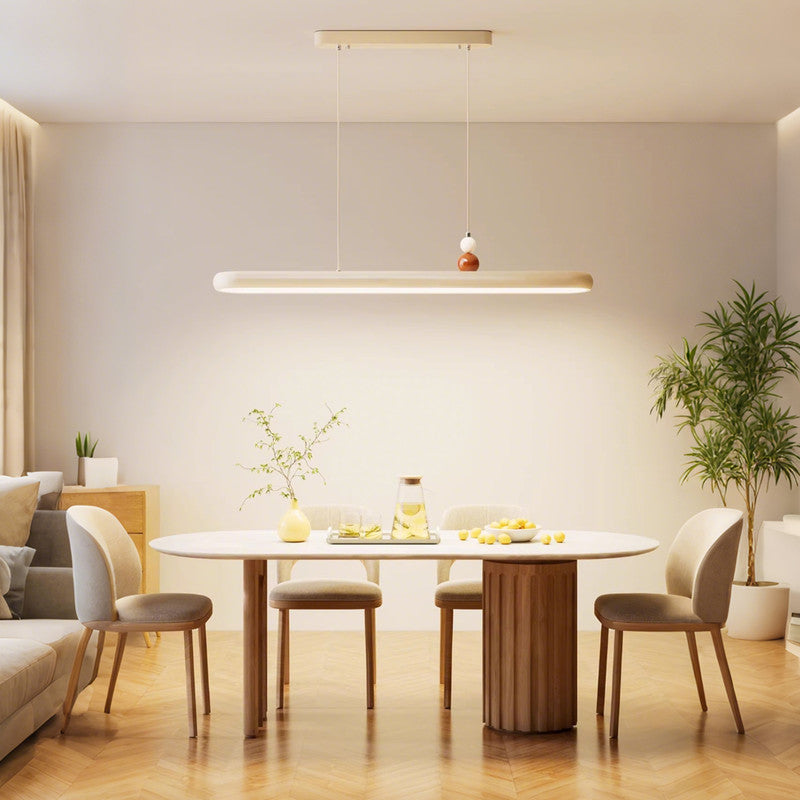 47 in. Eye-Comfort Full Spectrum LED  Island Pendant, Natural Daylight Quality, No Flicker, Smooth Dimming