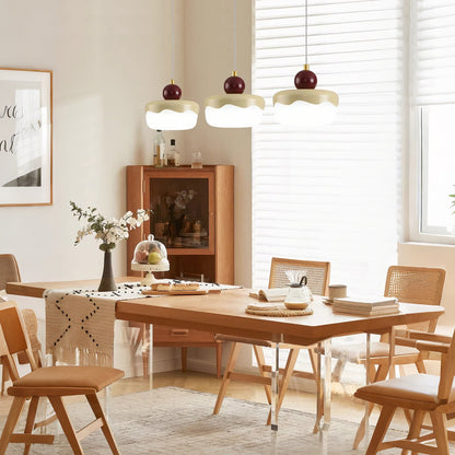 Eye-Comfort Full Spectrum LED Cake Shape Island Pendants, Natural Daylight Quality, No Flicker, 3CCT