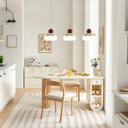 Eye-Comfort Full Spectrum LED Cake Shape Island Pendants, Natural Daylight Quality, No Flicker, 3CCT