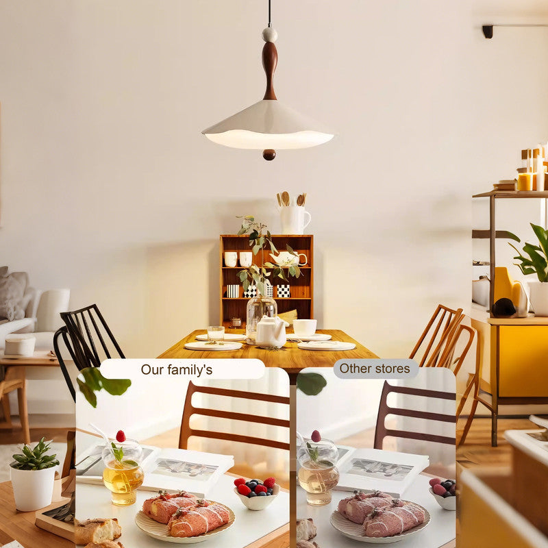 17 in. Eye-Comfort Full Spectrum LED  Umbrellas Shape Island Pendant, Natural Daylight Quality, No Flicker, 3CCT