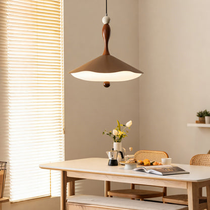 17 in. Eye-Comfort Full Spectrum LED  Umbrellas Shape Island Pendant, Natural Daylight Quality, No Flicker, 3CCT