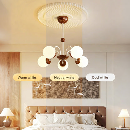 27 in. Eye-Comfort Full Spectrum LED Chandelier, Natural Daylight Quality, No Flicker, 3CCT