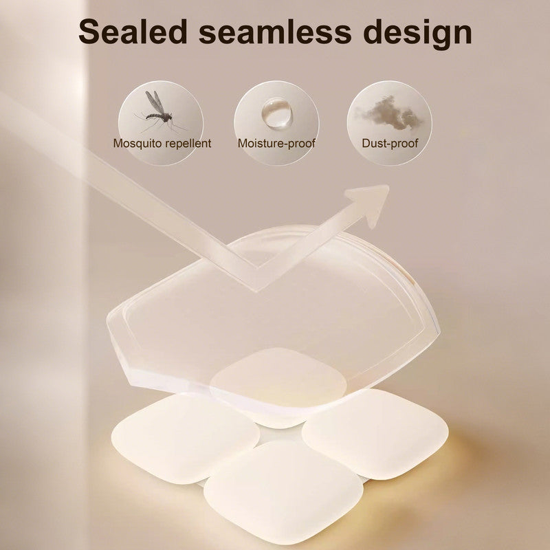 42 in. Eye-Comfort Flush Mount Full Spectrum Ice Cube Shape LED Ceiling Light, Natural Daylight Quality, No Flicker, Smooth Dimming