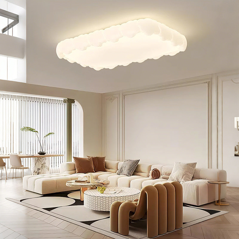 42 in. Eye-Comfort Flush Mount Full Spectrum Rectangle LED Ceiling Light, Natural Daylight Quality, No Flicker, Smooth Dimming