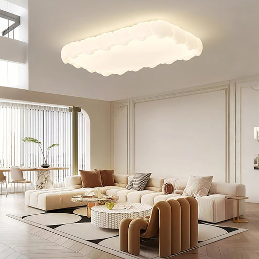 42 in. Eye-Comfort Flush Mount Full Spectrum Rectangle LED Ceiling Light, Natural Daylight Quality, No Flicker, Smooth Dimming