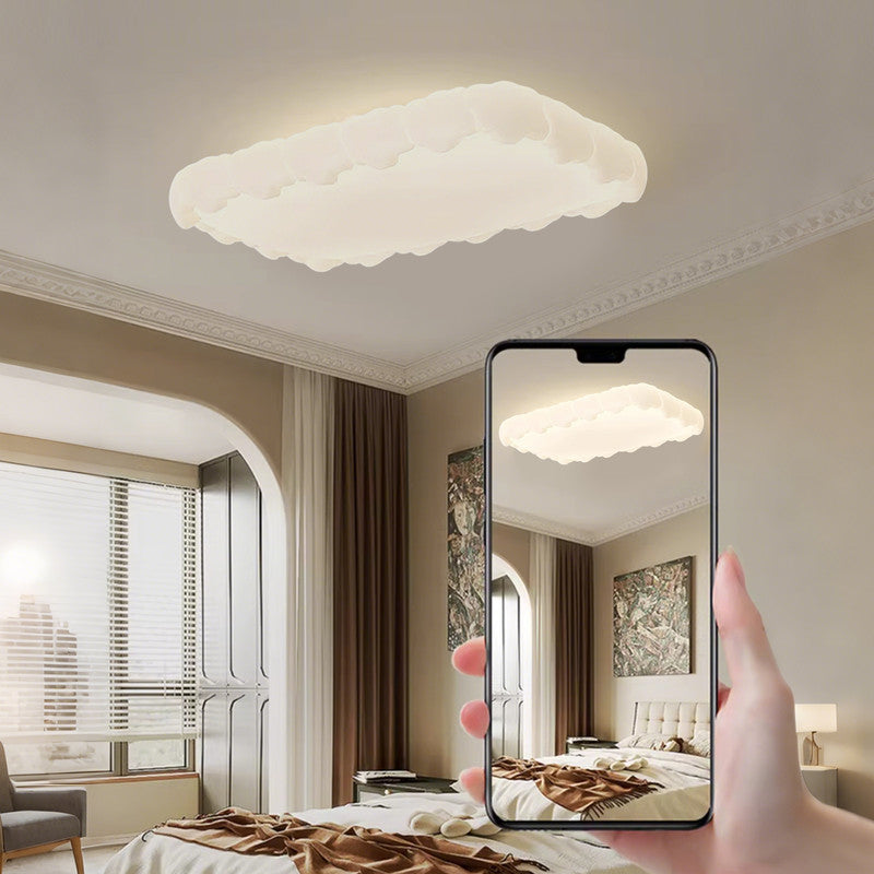 42 in. Eye-Comfort Flush Mount Full Spectrum Rectangle LED Ceiling Light, Natural Daylight Quality, No Flicker, Smooth Dimming