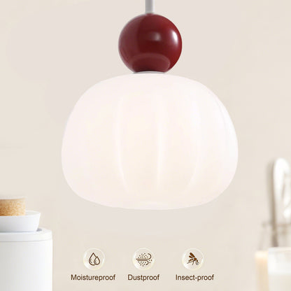 Eye-Comfort Full Spectrum Pumpkin Shape Wall Light, Natural Daylight Quality, No Flicker, 3CCT