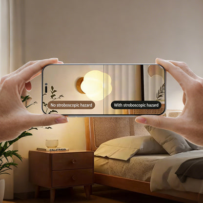 Eye-Comfort Full Spectrum Flower Shape Wall Light, Natural Daylight Quality, No Flicker, 3CCT