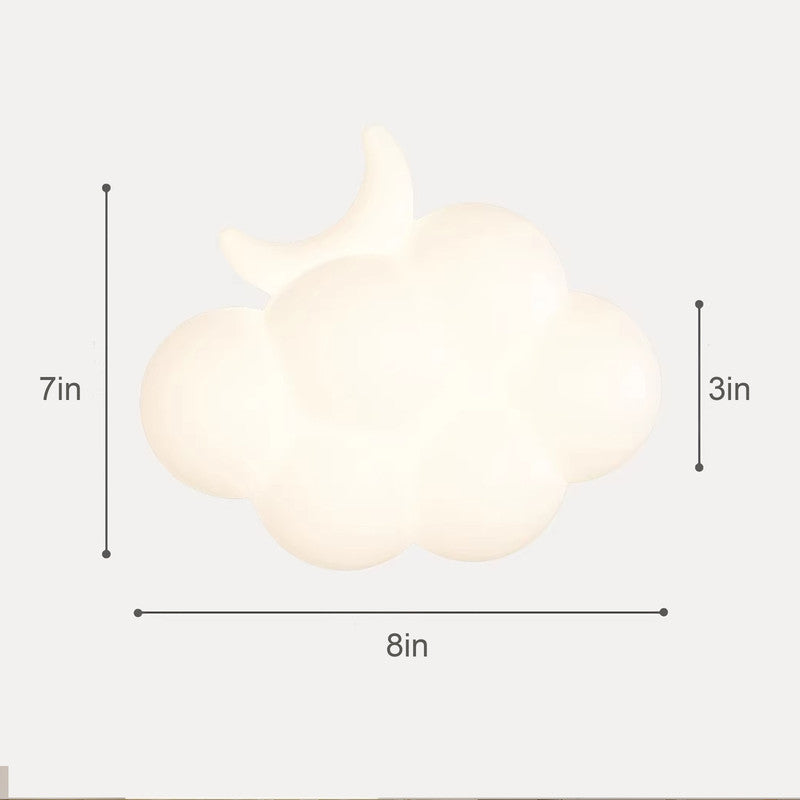 Eye-Comfort Full Spectrum Cloud Shape Wall Light, Natural Daylight Quality, No Flicker
