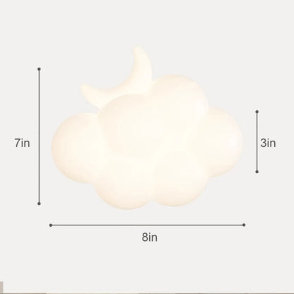 Eye-Comfort Full Spectrum Cloud Shape Wall Light, Natural Daylight Quality, No Flicker
