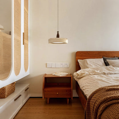 8 in. Eye-Comfort Full Spectrum LED  Bedroom Pendant, Natural Daylight Quality, No Flicker, 3CCT