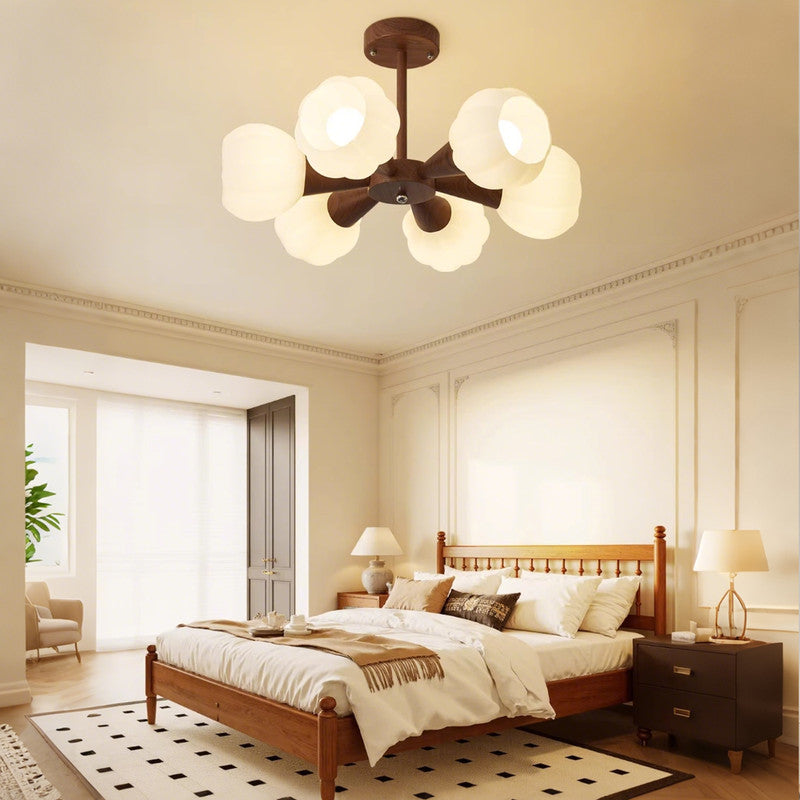 20 in. Eye-Comfort Full Spectrum LED Chandelier, Natural Daylight Quality, No Flicker, 3CCT
