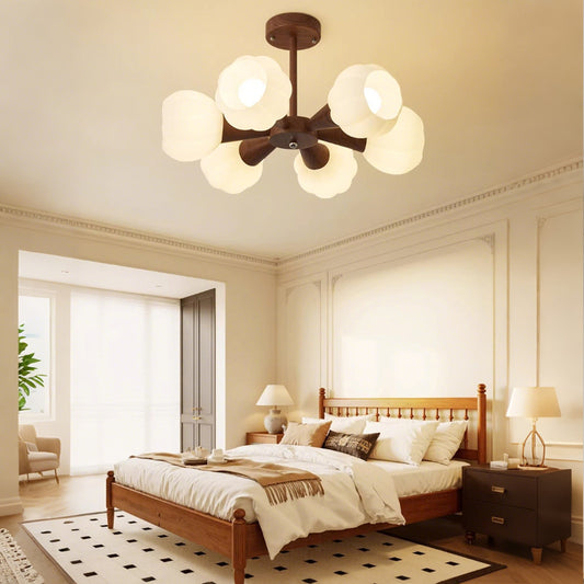 20 in. Eye-Comfort Full Spectrum LED Chandelier, Natural Daylight Quality, No Flicker, 3CCT