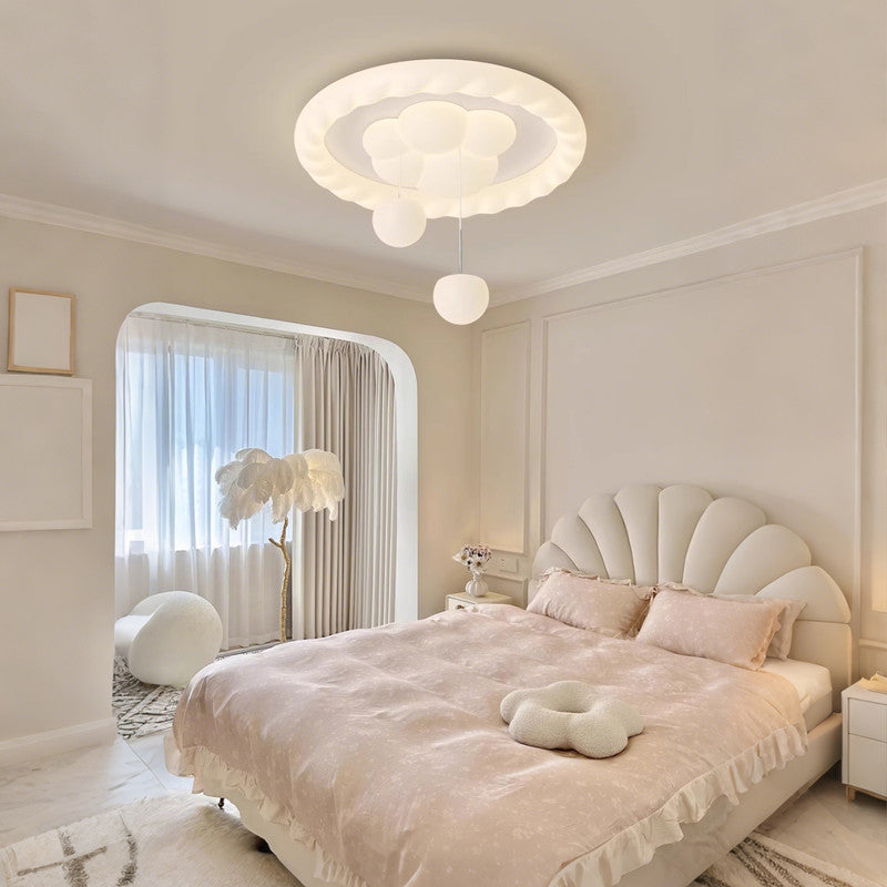 20 in. Eye-Comfort Semi Pendant Full Spectrum Paw Ring LED Ceiling Light, Natural Daylight Quality, No Flicker, Smooth Dimming