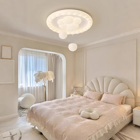 20 in. Eye-Comfort Semi Pendant Full Spectrum Paw Ring LED Ceiling Light, Natural Daylight Quality, No Flicker, Smooth Dimming