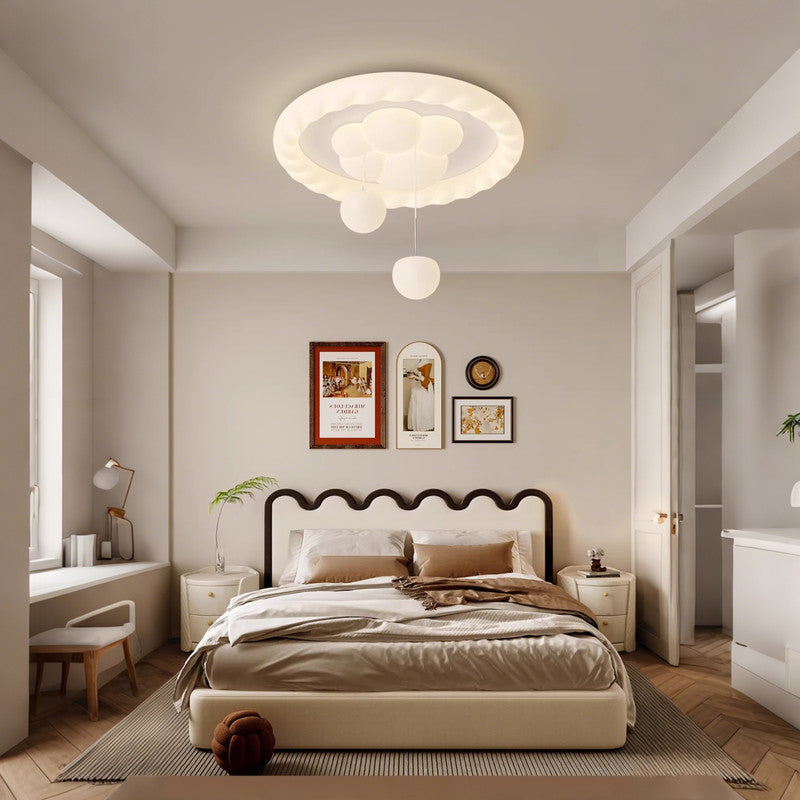 20 in. Eye-Comfort Semi Pendant Full Spectrum Paw Ring LED Ceiling Light, Natural Daylight Quality, No Flicker, Smooth Dimming