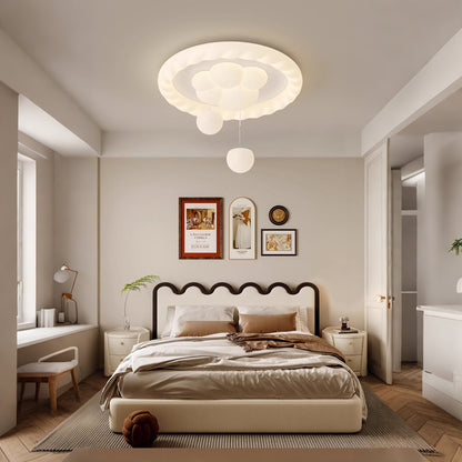 20 in. Eye-Comfort Semi Pendant Full Spectrum Paw Ring LED Ceiling Light, Natural Daylight Quality, No Flicker, Smooth Dimming