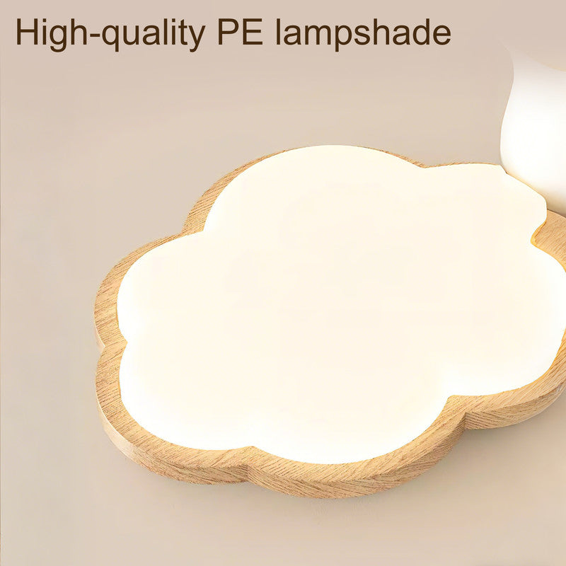 23 in. Eye-Comfort Flush Mount Full Spectrum Cloud Shape LED Ceiling Light, Natural Daylight Quality, No Flicker, Smooth Dimming