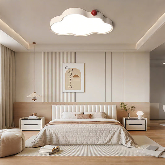 21 in. Eye-Comfort Flush Mount Full Spectrum Cloud Shape LED Ceiling Light, Natural Daylight Quality, No Flicker, Smooth Dimming