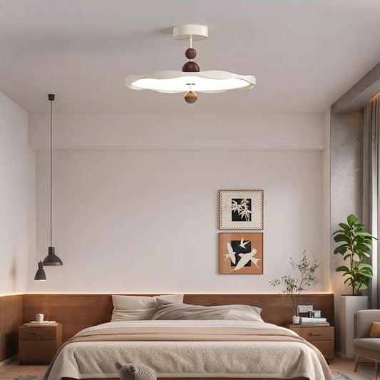 16 in. Eye-Comfort Semi Flush Mount Full Spectrum LED Ceiling Light, Natural Daylight Quality, No Flicker, Smooth Dimming