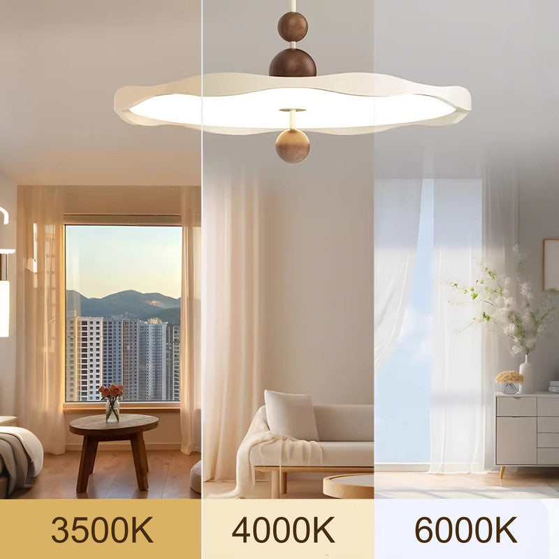16 in. Eye-Comfort Semi Flush Mount Full Spectrum LED Ceiling Light, Natural Daylight Quality, No Flicker, Smooth Dimming