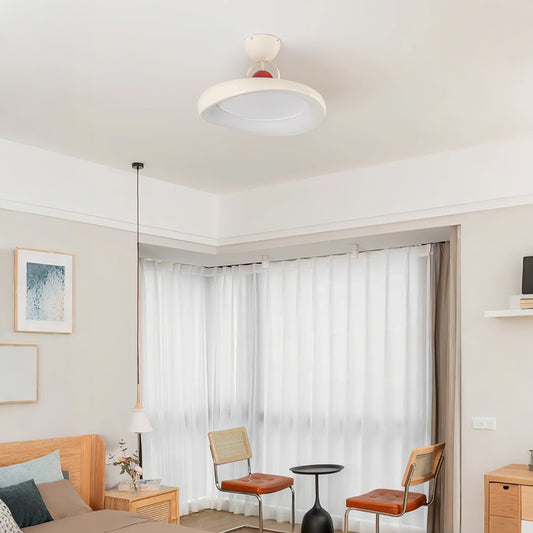 20 in. Eye-Comfort Semi Flush Mount Full Spectrum LED Ceiling Light, Natural Daylight Quality, No Flicker, Smooth Dimming