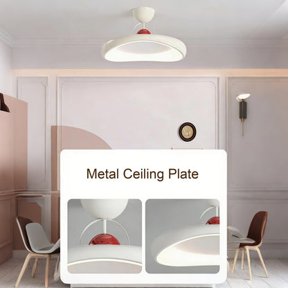 20 in. Eye-Comfort Semi Flush Mount Full Spectrum LED Ceiling Light, Natural Daylight Quality, No Flicker, Smooth Dimming